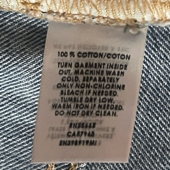 Something Navy High Rise Cigarette Ankle Jeans In Indigo Light Size 14/32 - Picture 10 of 11